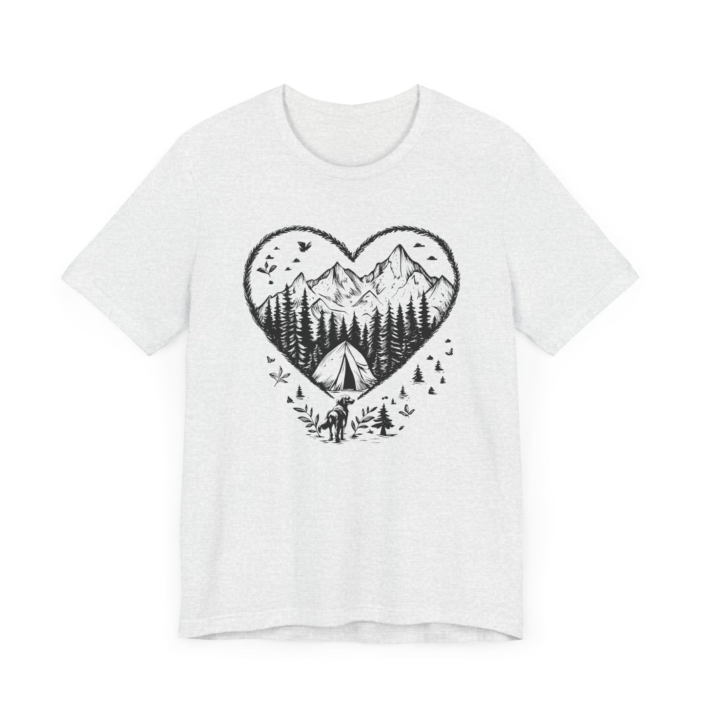 Wild Heart Dog T-Shirt - Men's / Women's T-Shirt