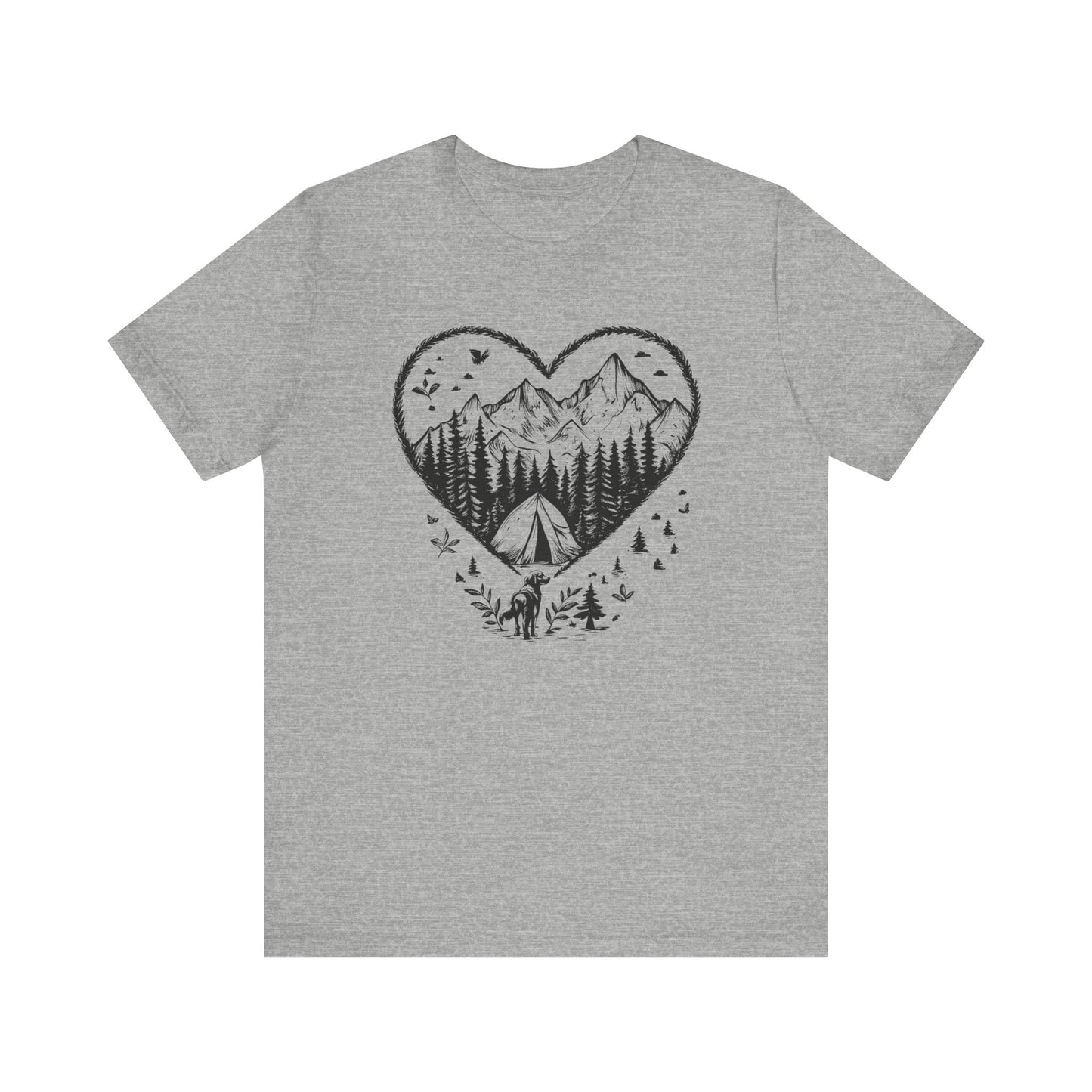 Wild Heart Dog T-Shirt - Men's / Women's T-Shirt