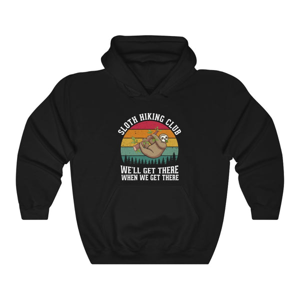 Sloth hiking team sales hoodie